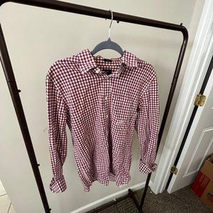 J. Crew checkered button-down